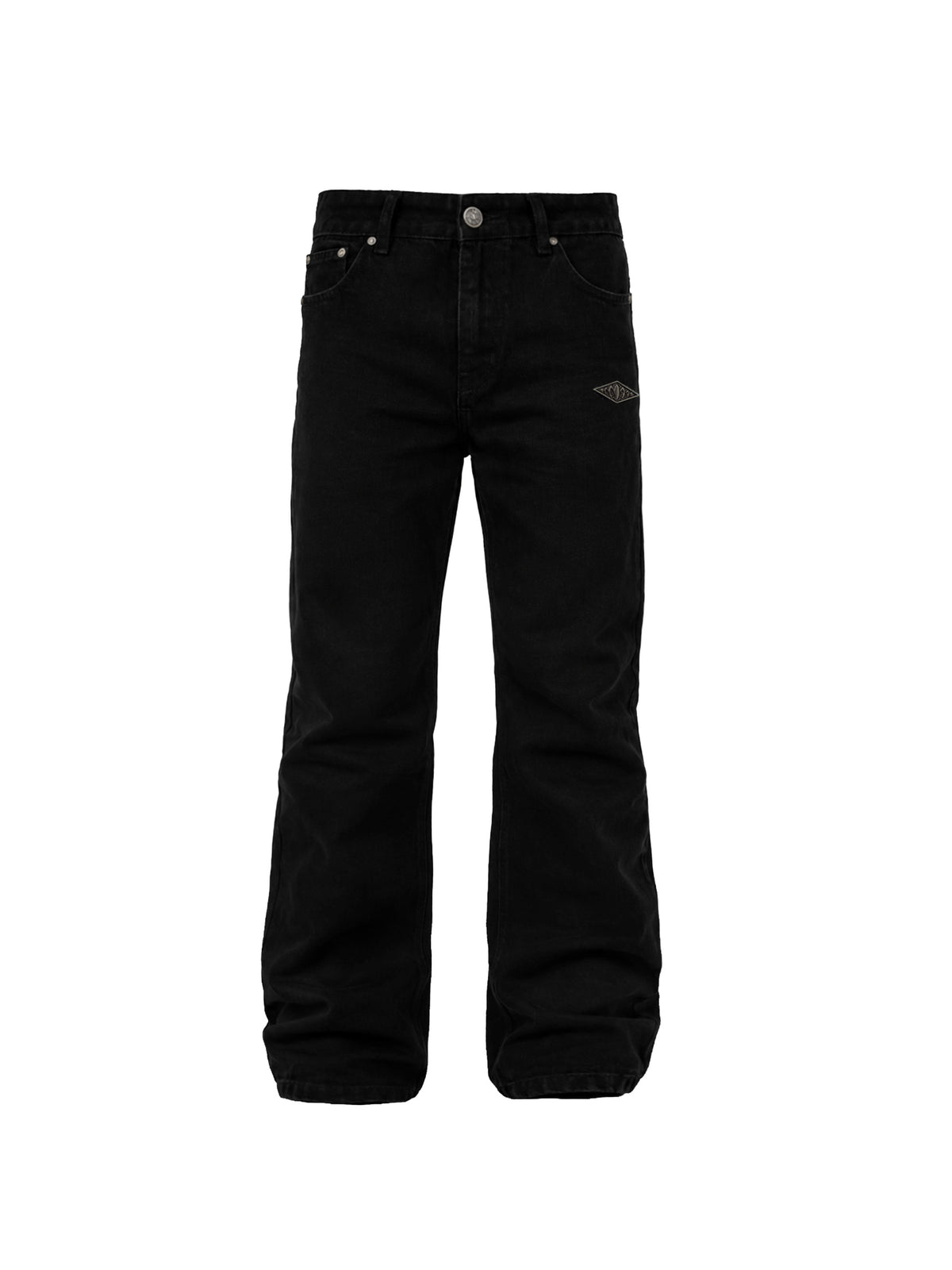 KARMANISTIC Metal Logo Straight Jeans
