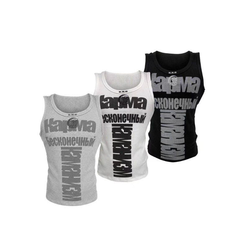 KARMANISTIC Fitted Athletic Tank Top