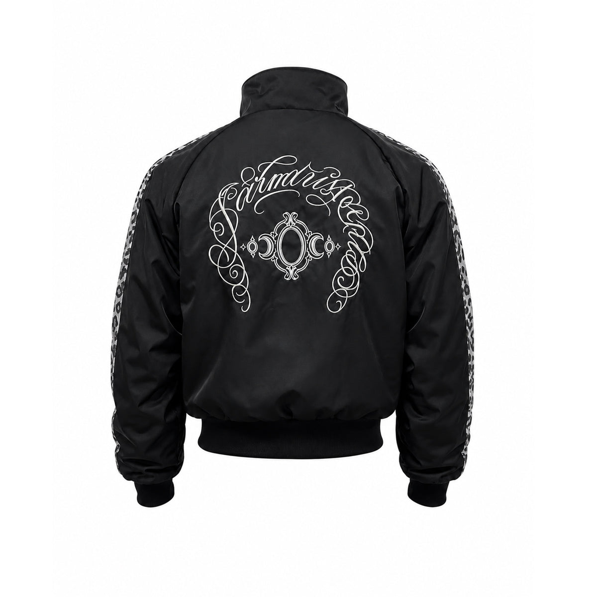 KARMANISTIC Relaxed Leopard Embroidered Jacket