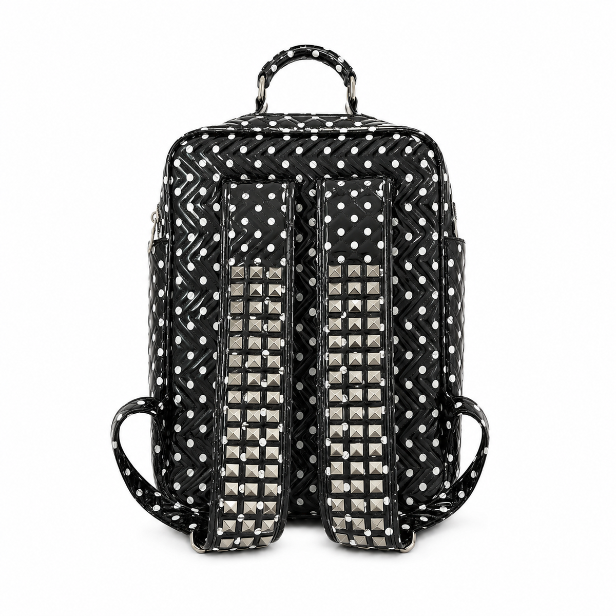 KARMANISTIC Studded PU Leather Backpack