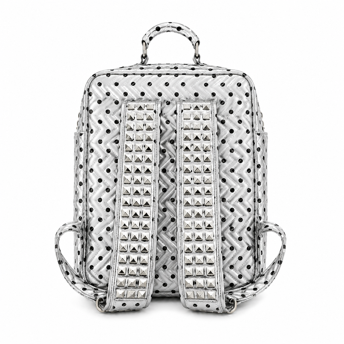 KARMANISTIC Studded PU Leather Backpack