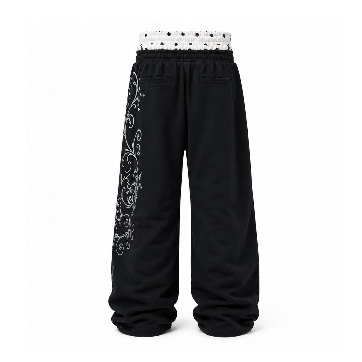 KARMANISTIC Relaxed Double-Waist Sweatpants
