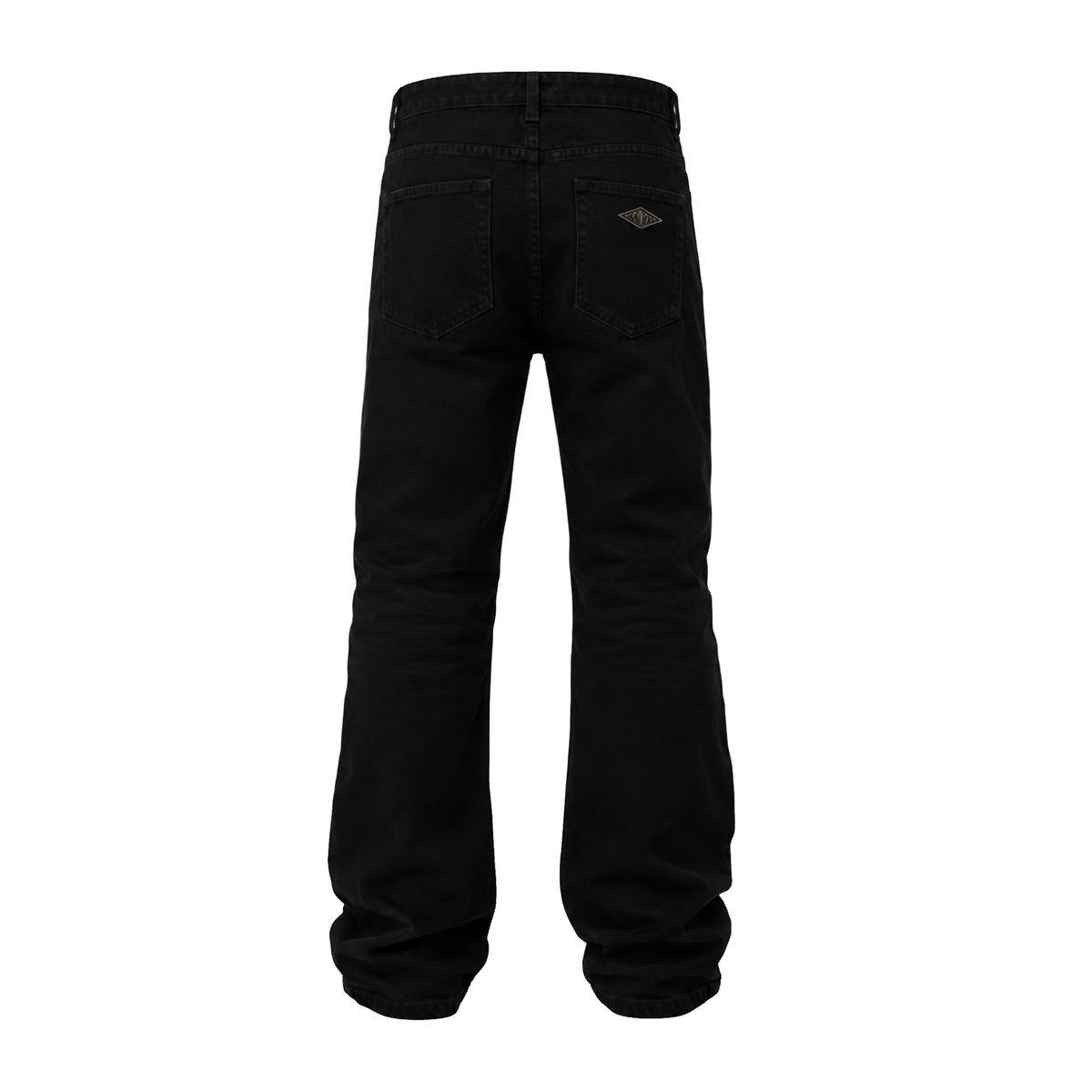 KARMANISTIC Metal Logo Straight Jeans