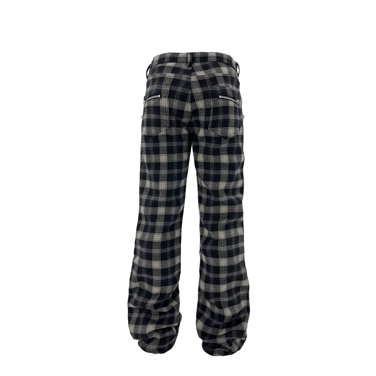 KARMANISTIC Gothic Letter Slim Straight Jeans