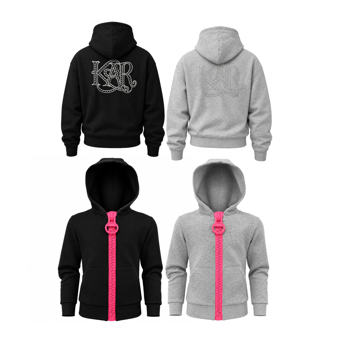 KARMANISTIC Oversized Zip Hoodie