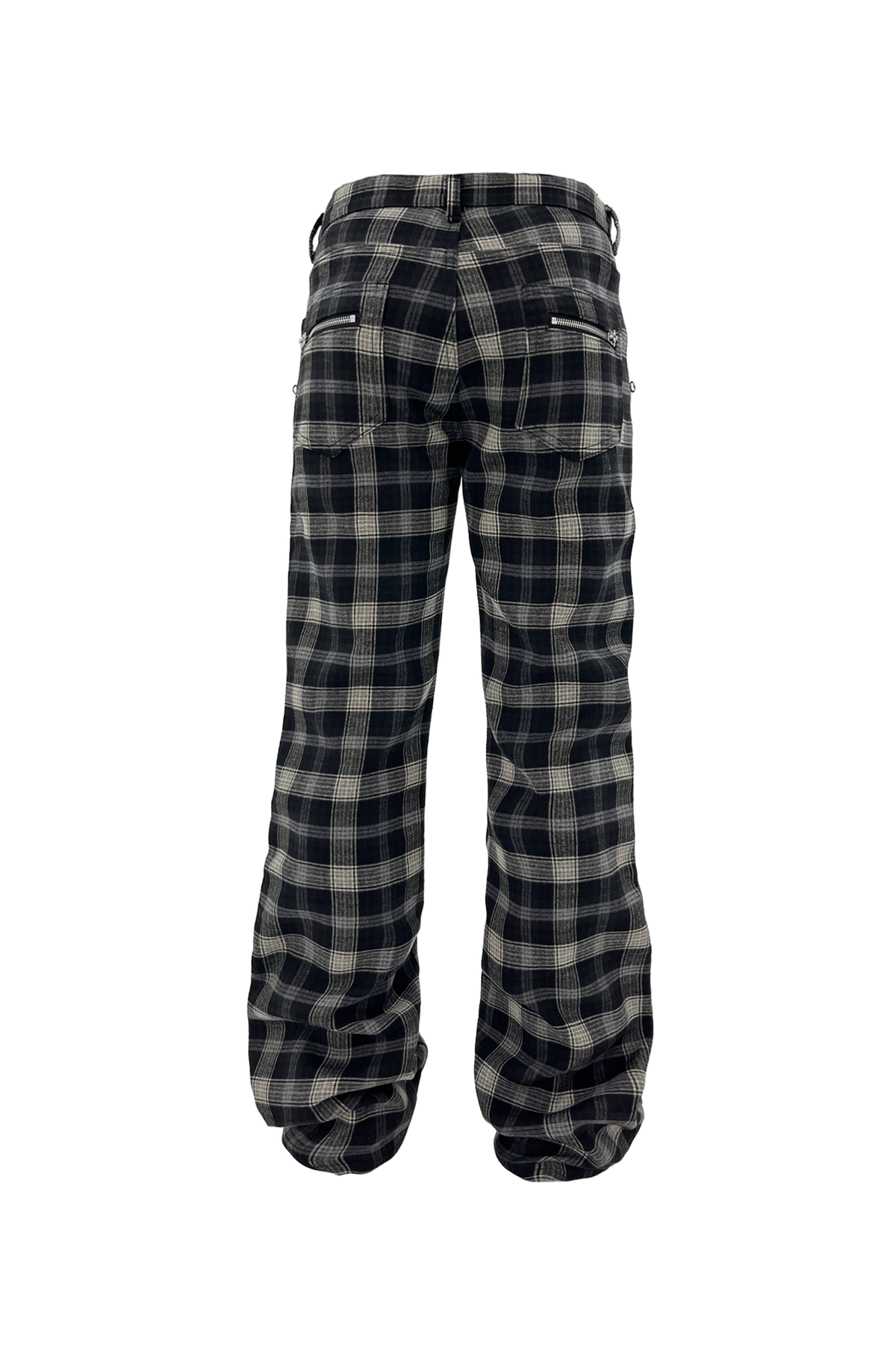 KARMANISTIC Gothic Letter Slim Straight Jeans