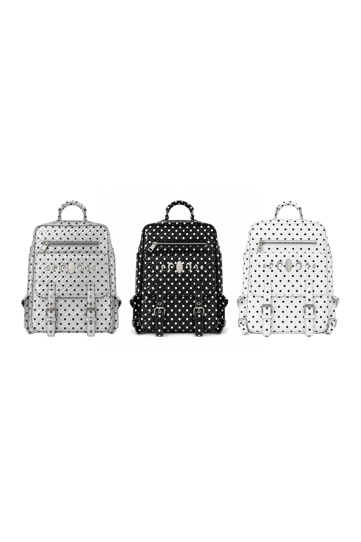 KARMANISTIC Studded PU Leather Backpack