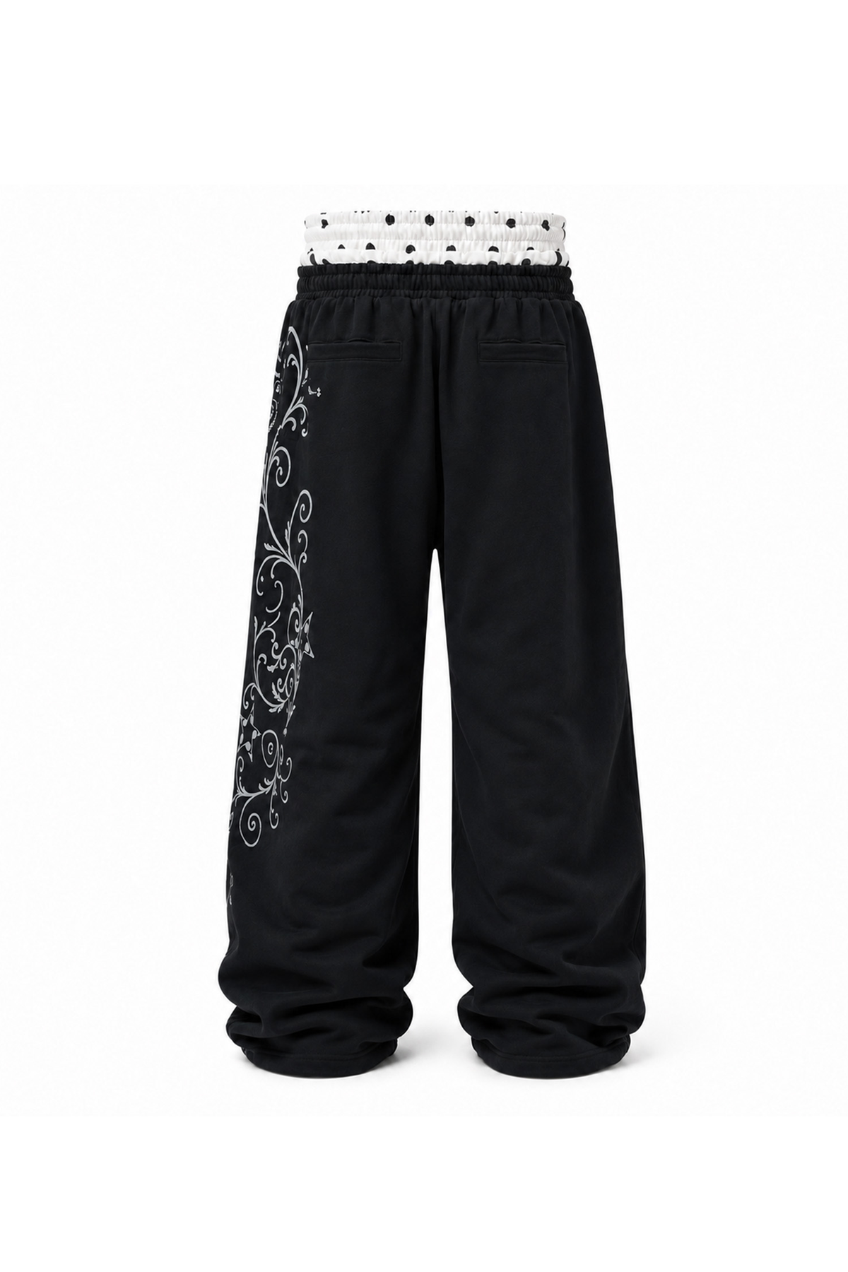 KARMANISTIC Relaxed Double-Waist Sweatpants