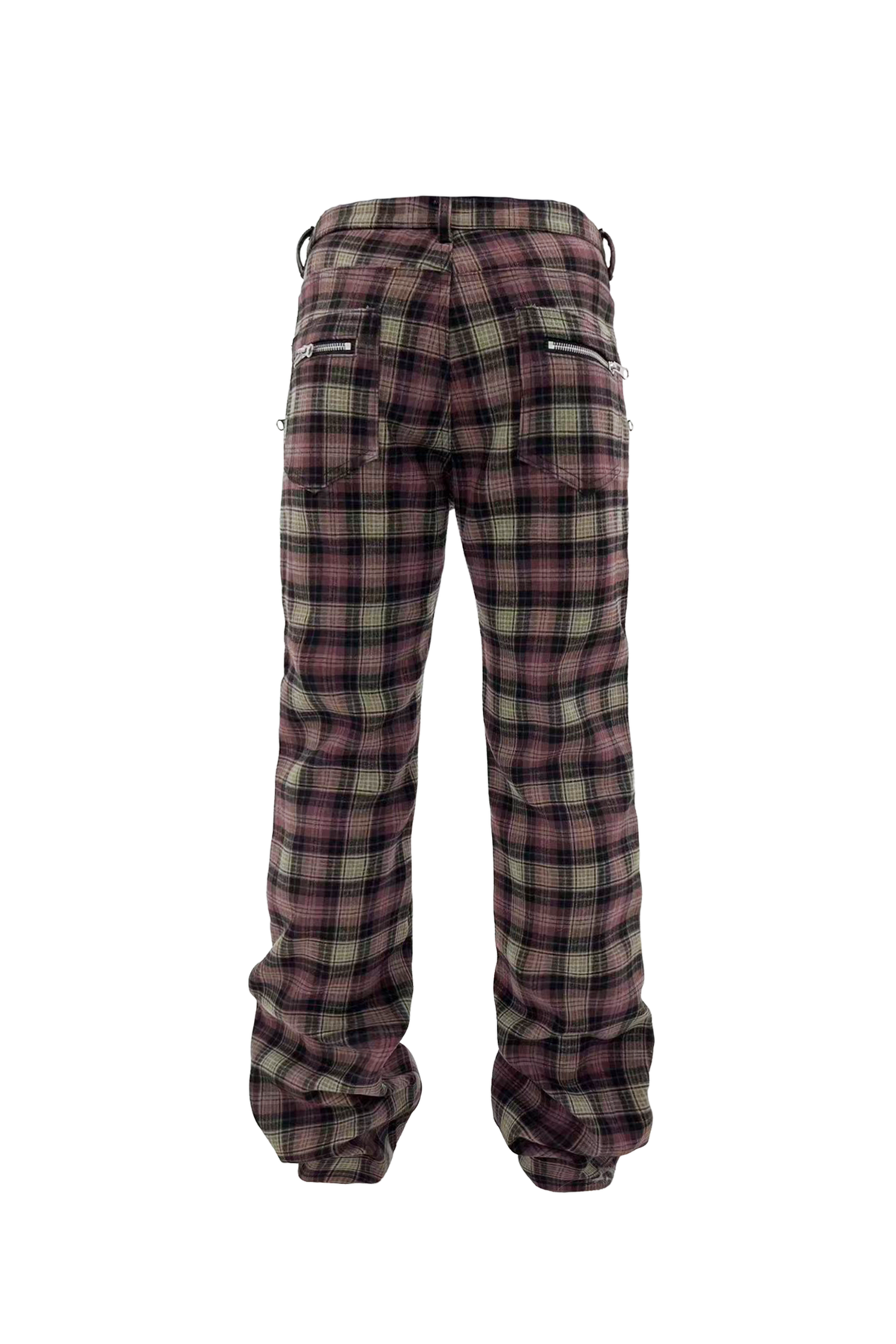 KARMANISTIC Gothic Letter Slim Straight Jeans