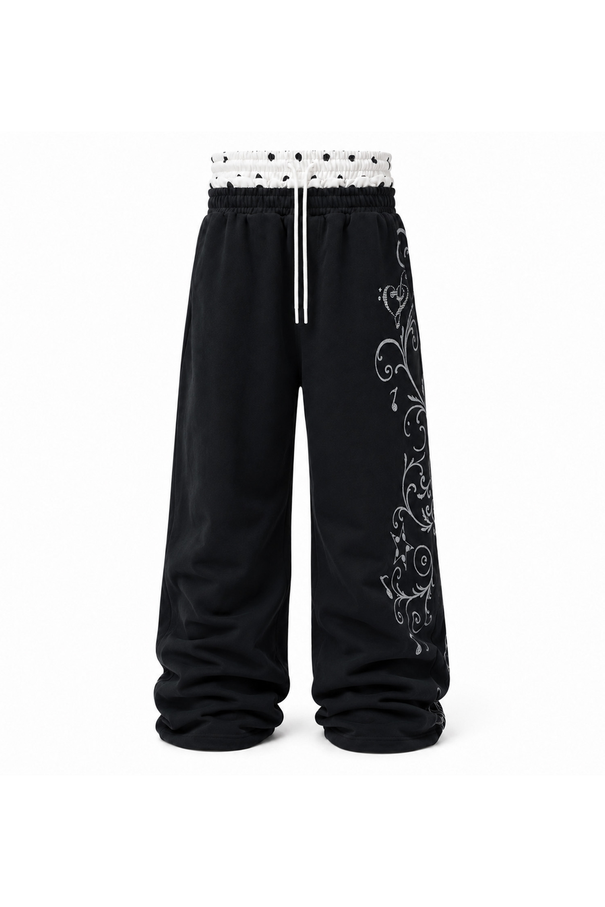 KARMANISTIC Relaxed Double-Waist Sweatpants