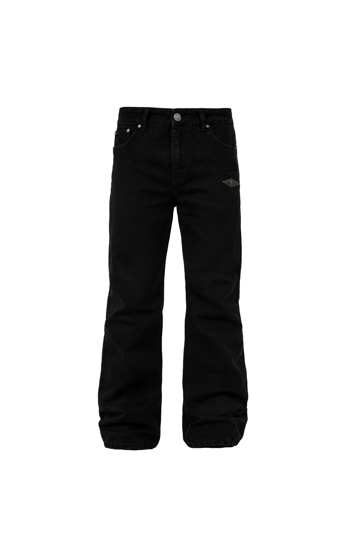 KARMANISTIC Metal Logo Straight Jeans