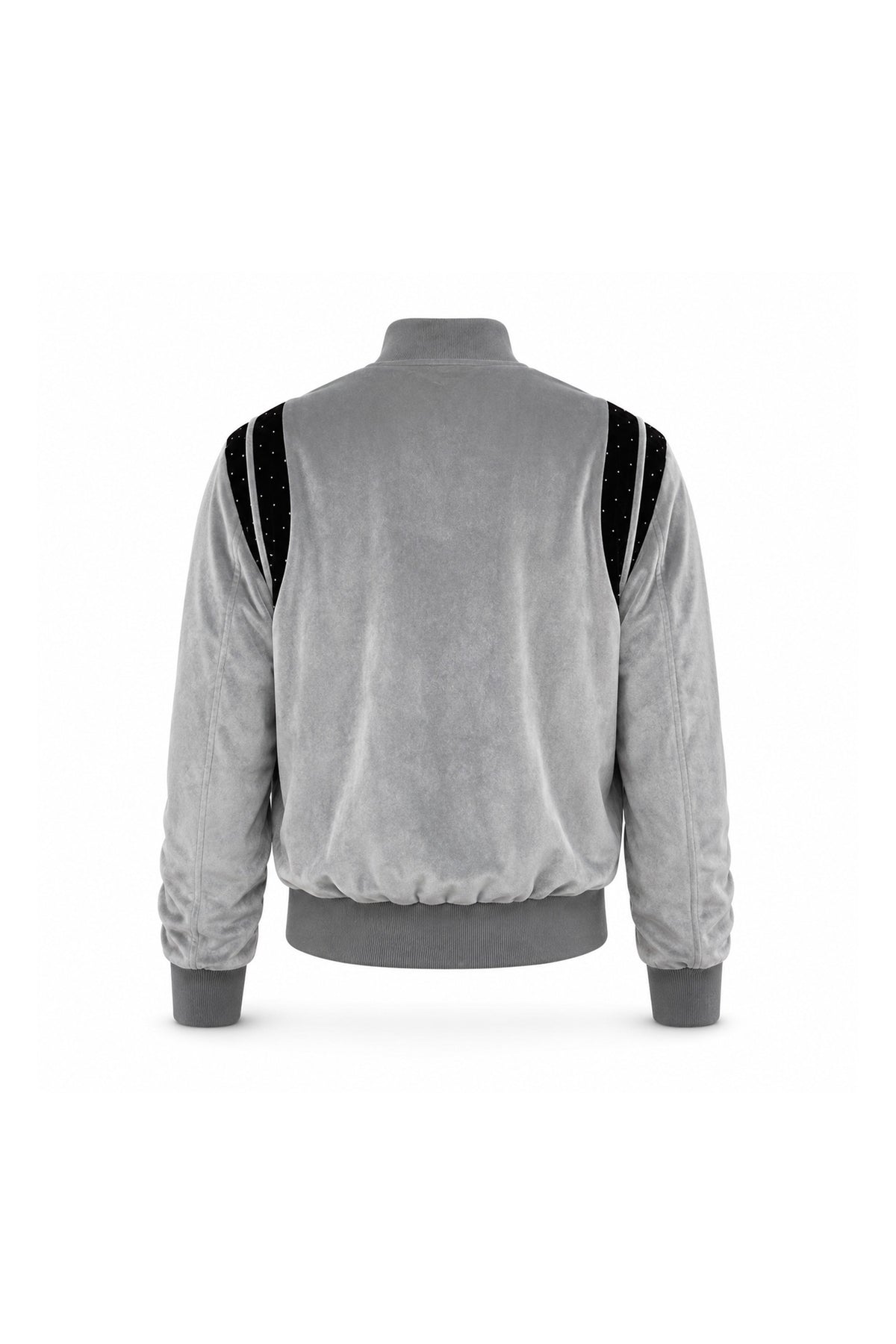 KARMANISTIC Metal Logo Stand-Collar Jacket