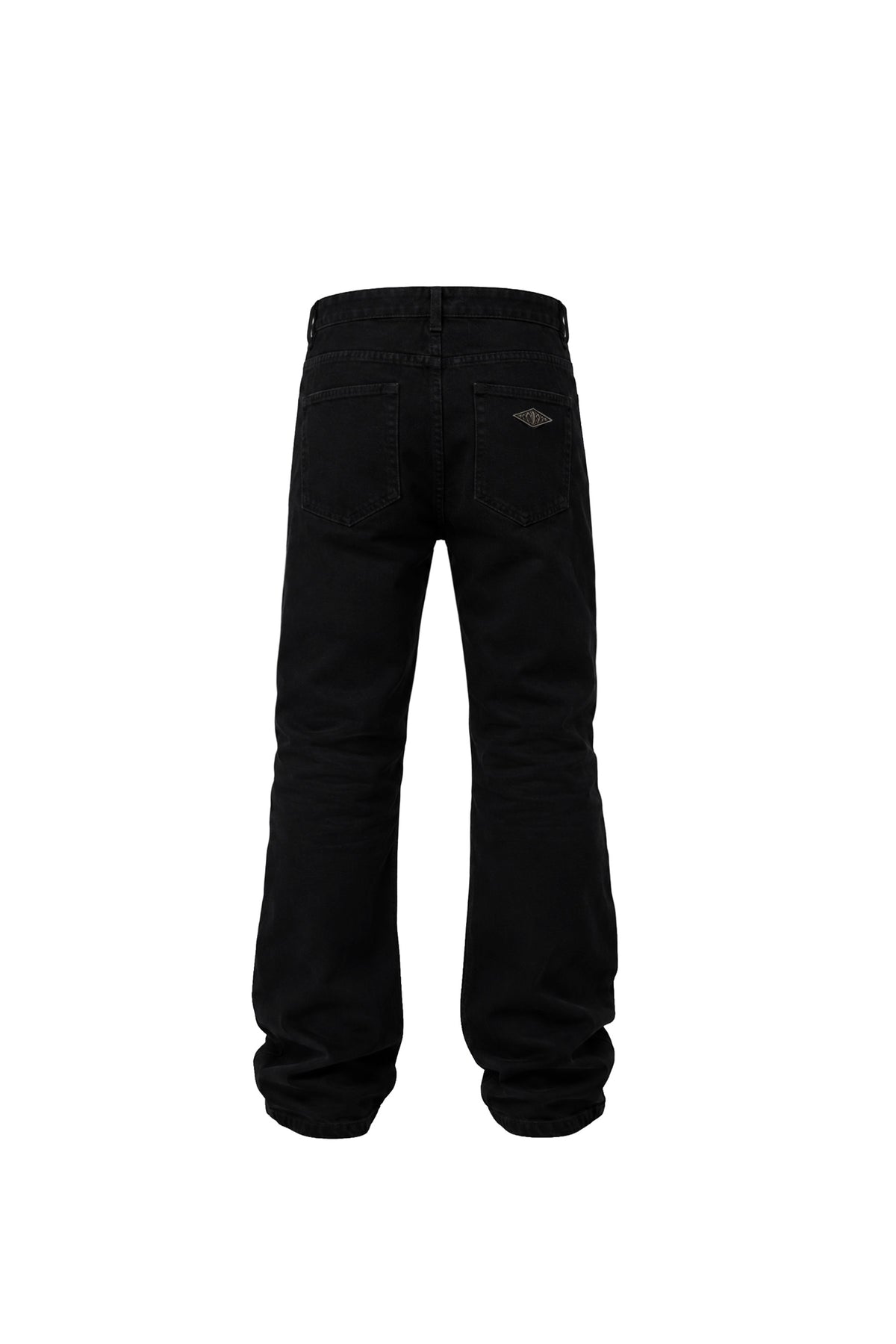 KARMANISTIC Metal Logo Straight Jeans