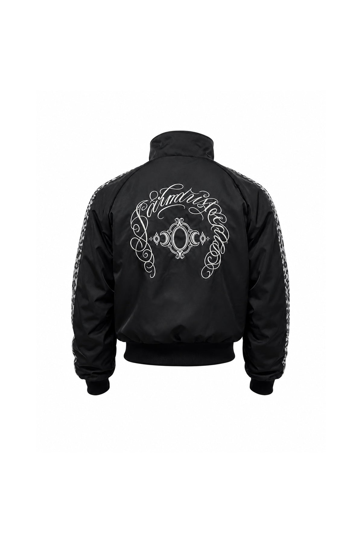 KARMANISTIC Relaxed Leopard Embroidered Jacket
