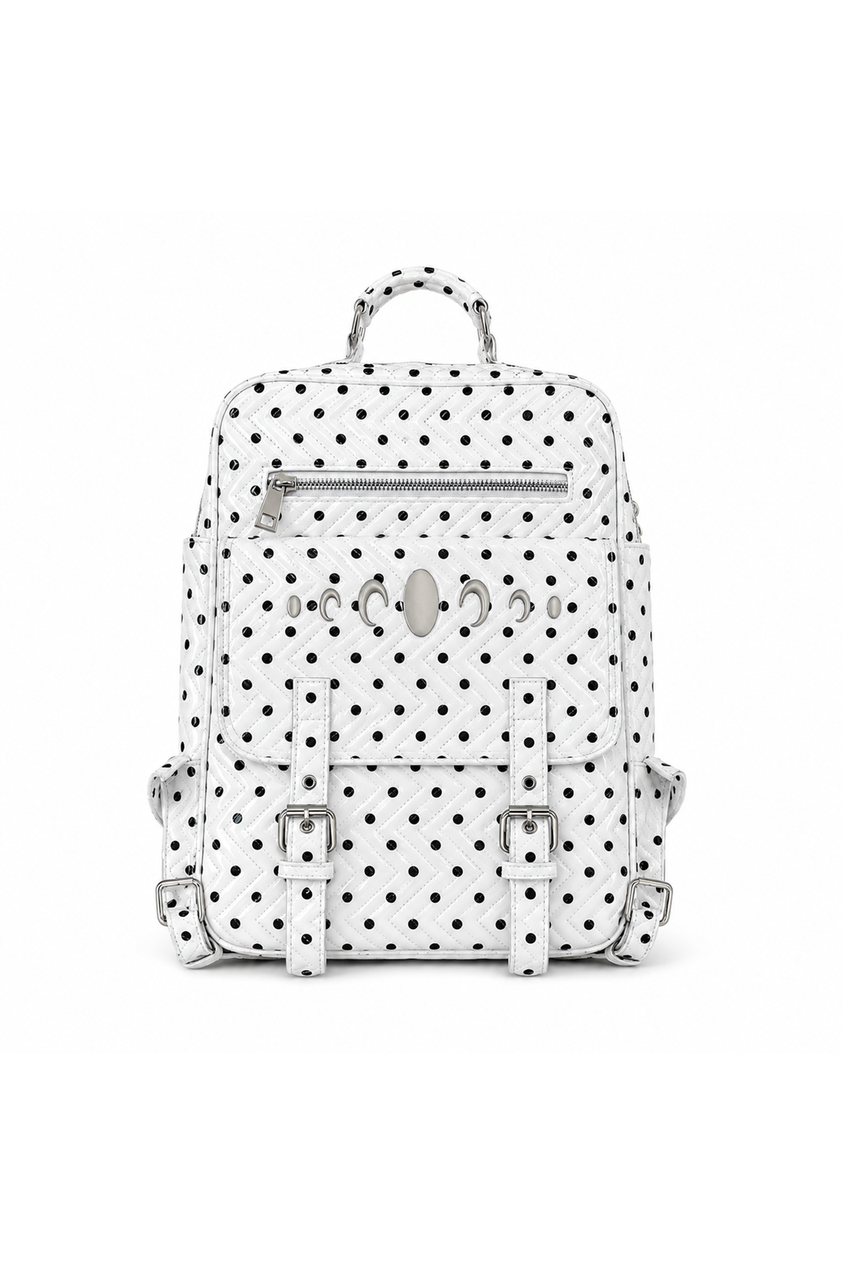 KARMANISTIC Studded PU Leather Backpack