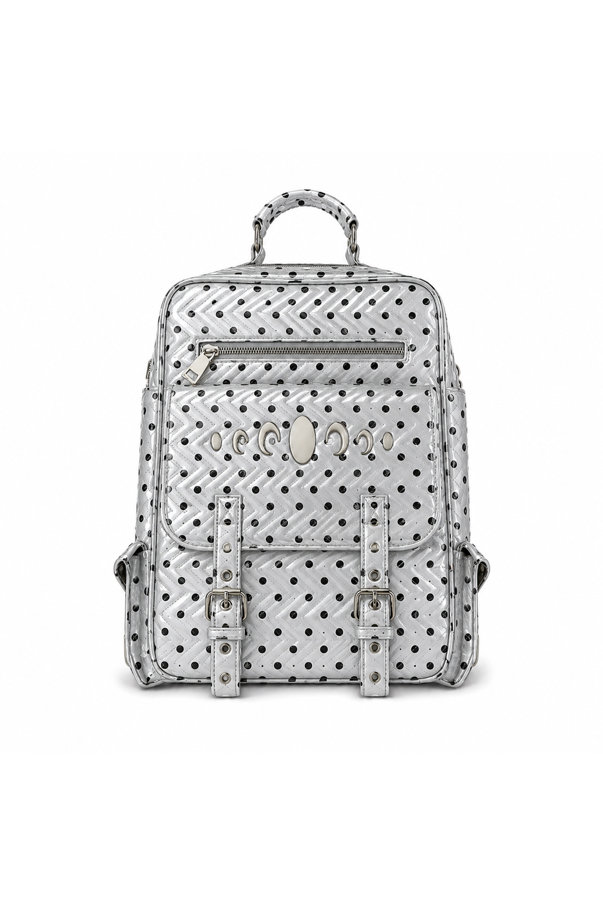 KARMANISTIC Studded PU Leather Backpack