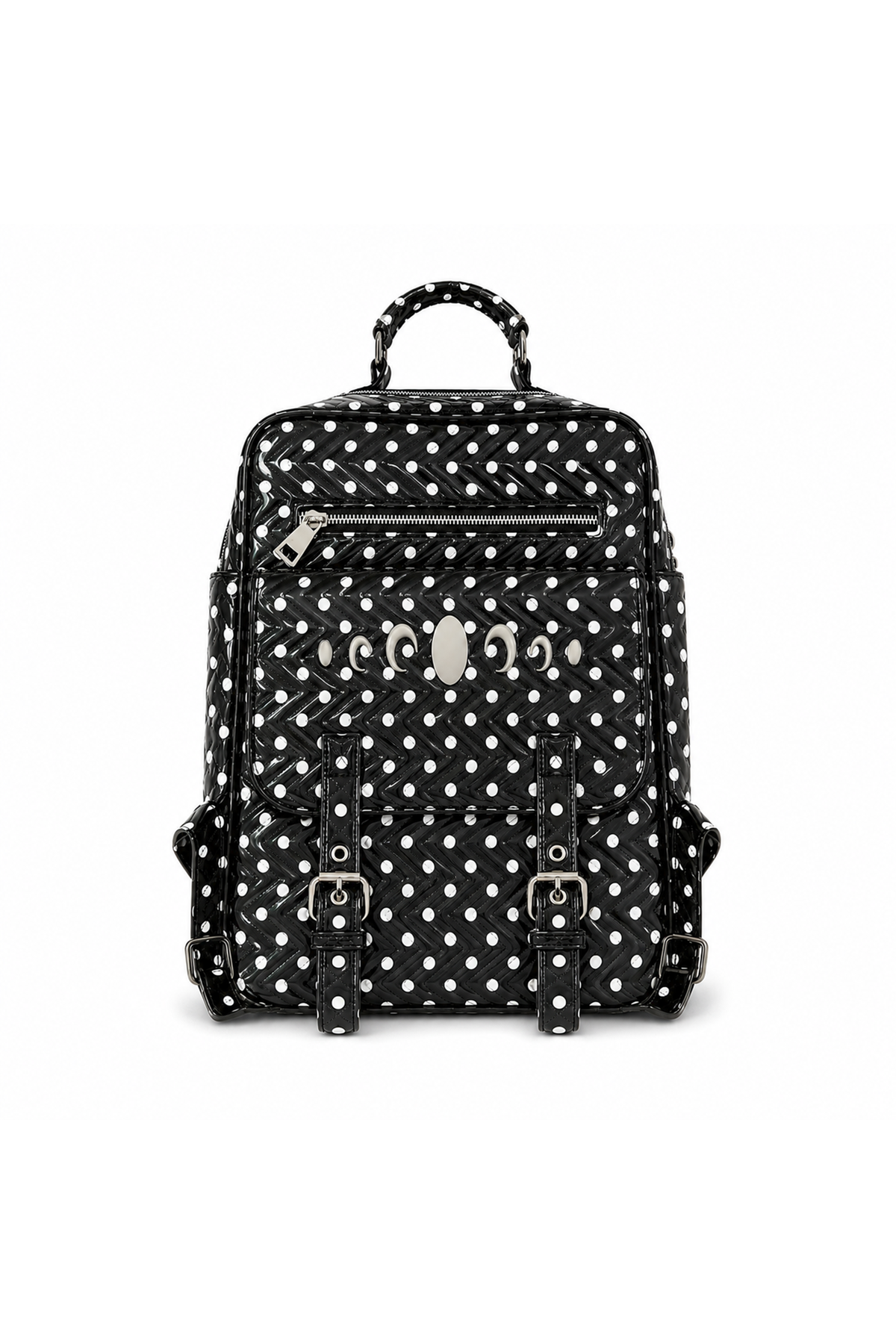 KARMANISTIC Studded PU Leather Backpack