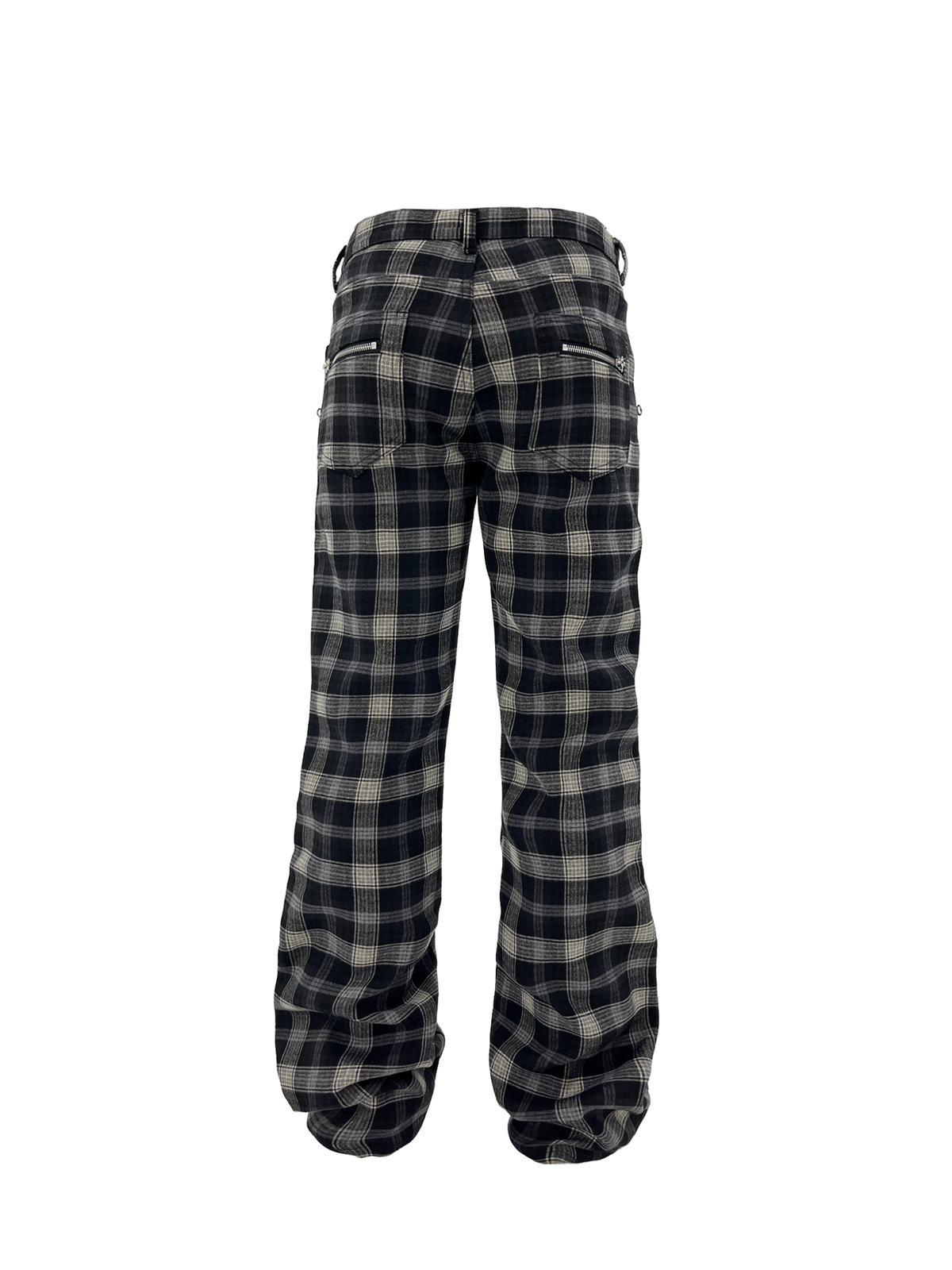 KARMANISTIC Gothic Letter Slim Straight Jeans