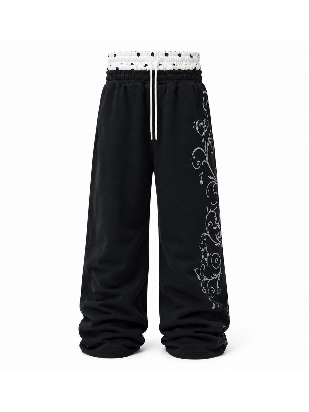 KARMANISTIC Relaxed Double-Waist Sweatpants