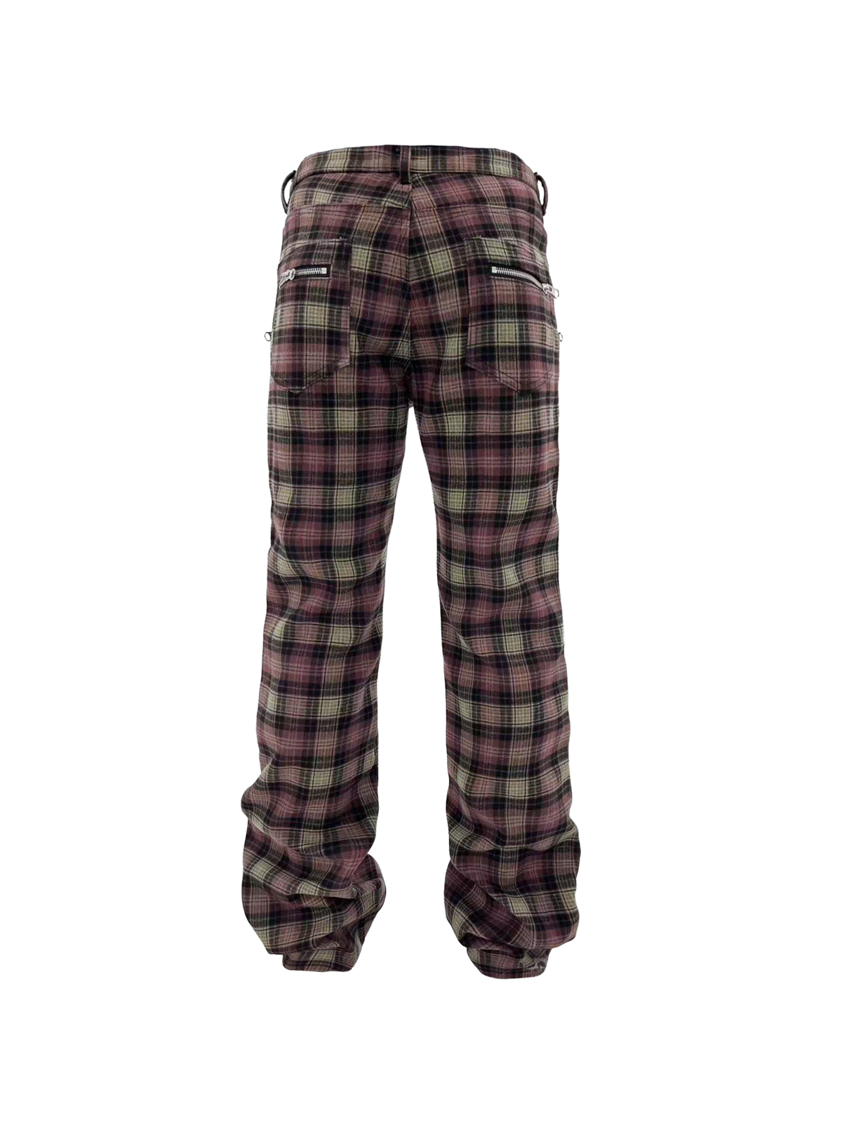 KARMANISTIC Gothic Letter Slim Straight Jeans