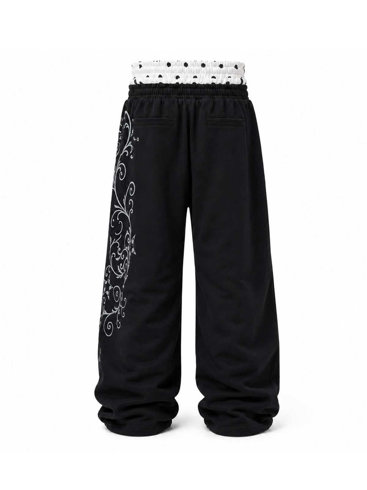 KARMANISTIC Relaxed Double-Waist Sweatpants