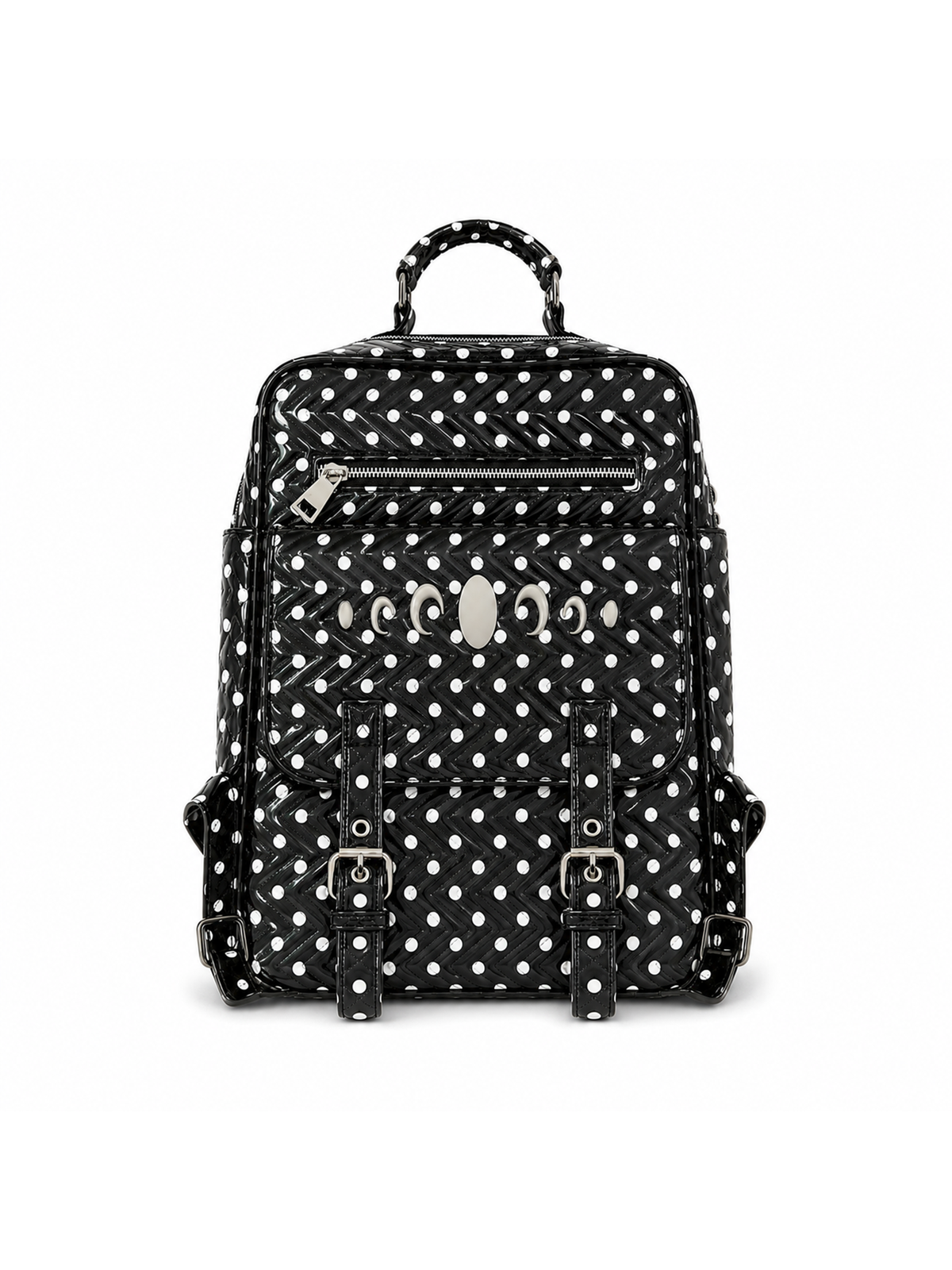 KARMANISTIC Studded PU Leather Backpack