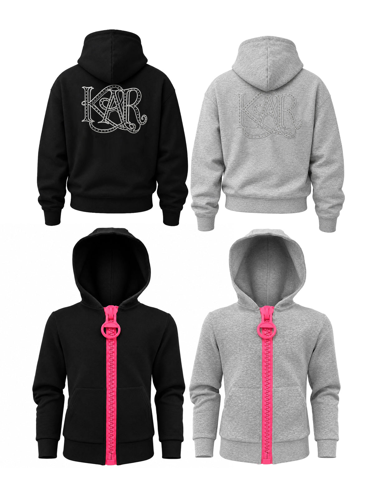 KARMANISTIC Oversized Zip Hoodie