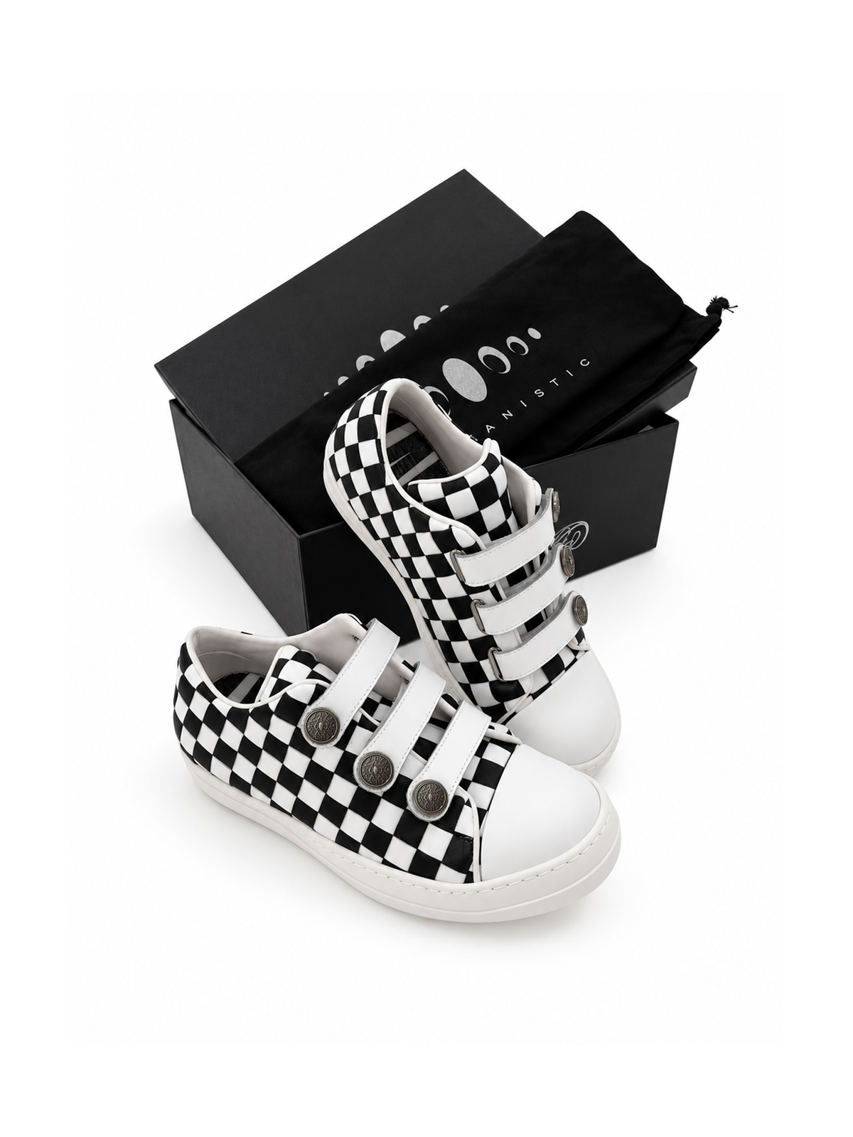 KARMANISTIC Script Logo Low-Top Sneakers