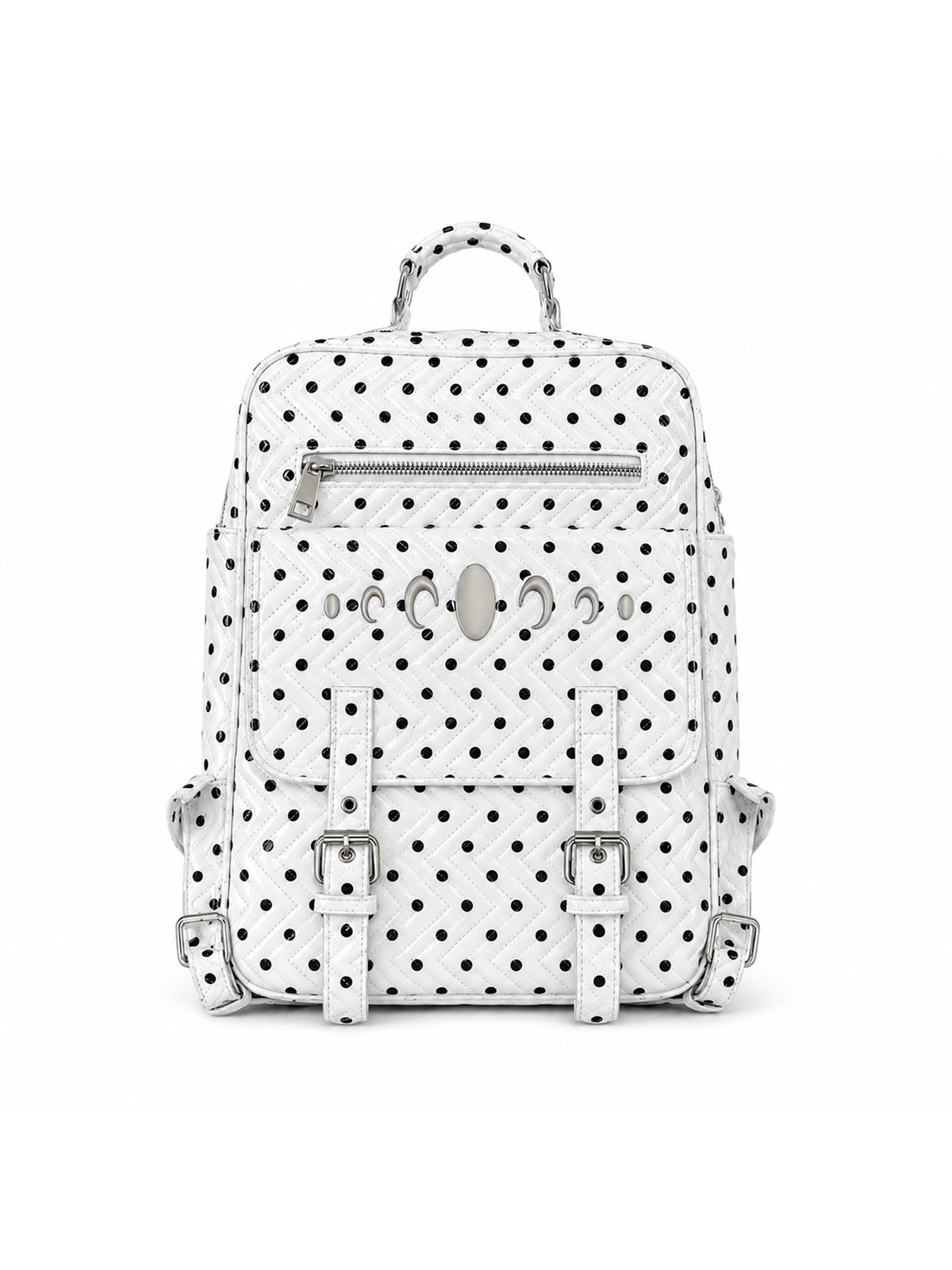 KARMANISTIC Studded PU Leather Backpack