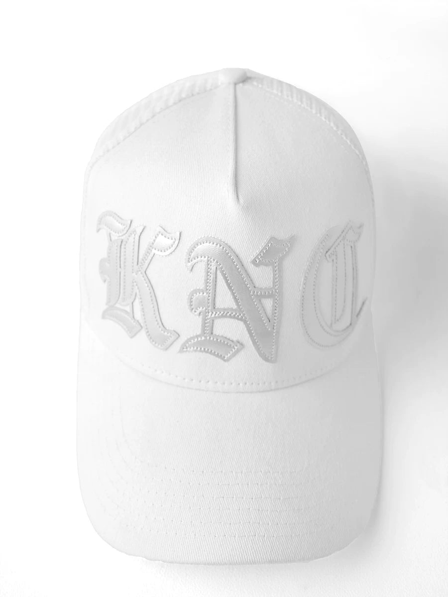KARMANISTIC Embroidered Logo Baseball Cap - White