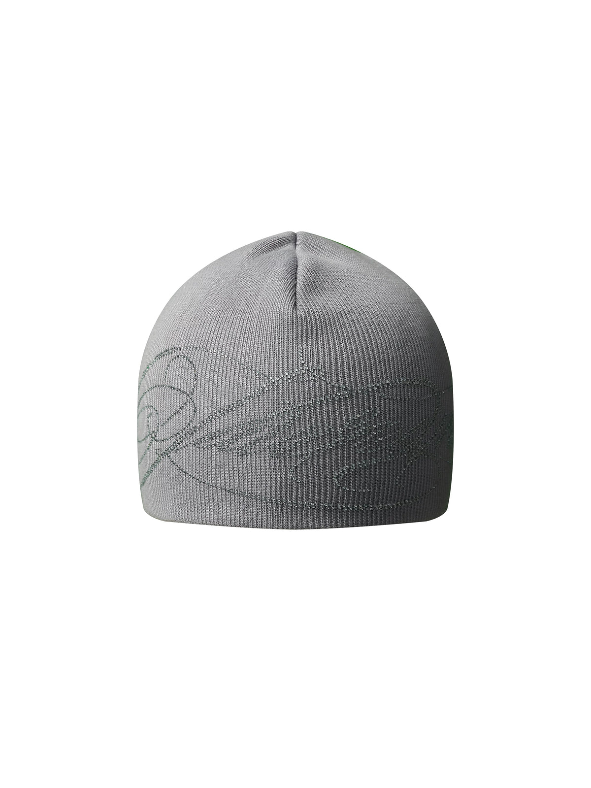 KARMANISTIC Rhinestone Knit Beanie - Gray