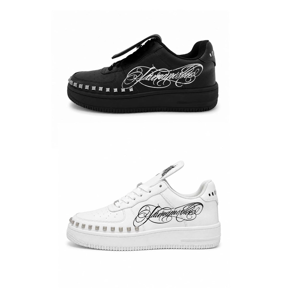 KARMANISTIC Script Logo Low-Top Sneakers