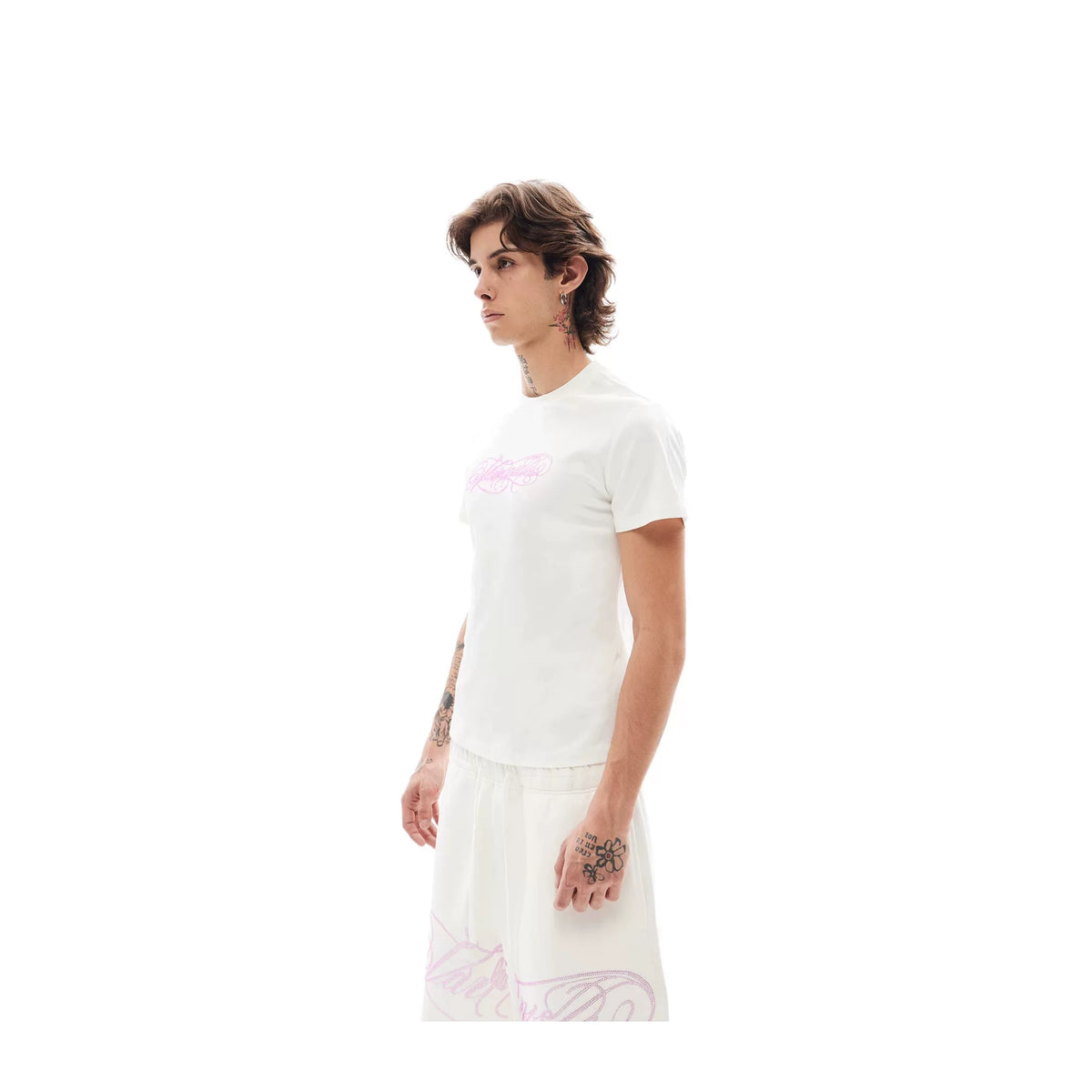 KARMANISTIC Fitted Rhinestone T-Shirt