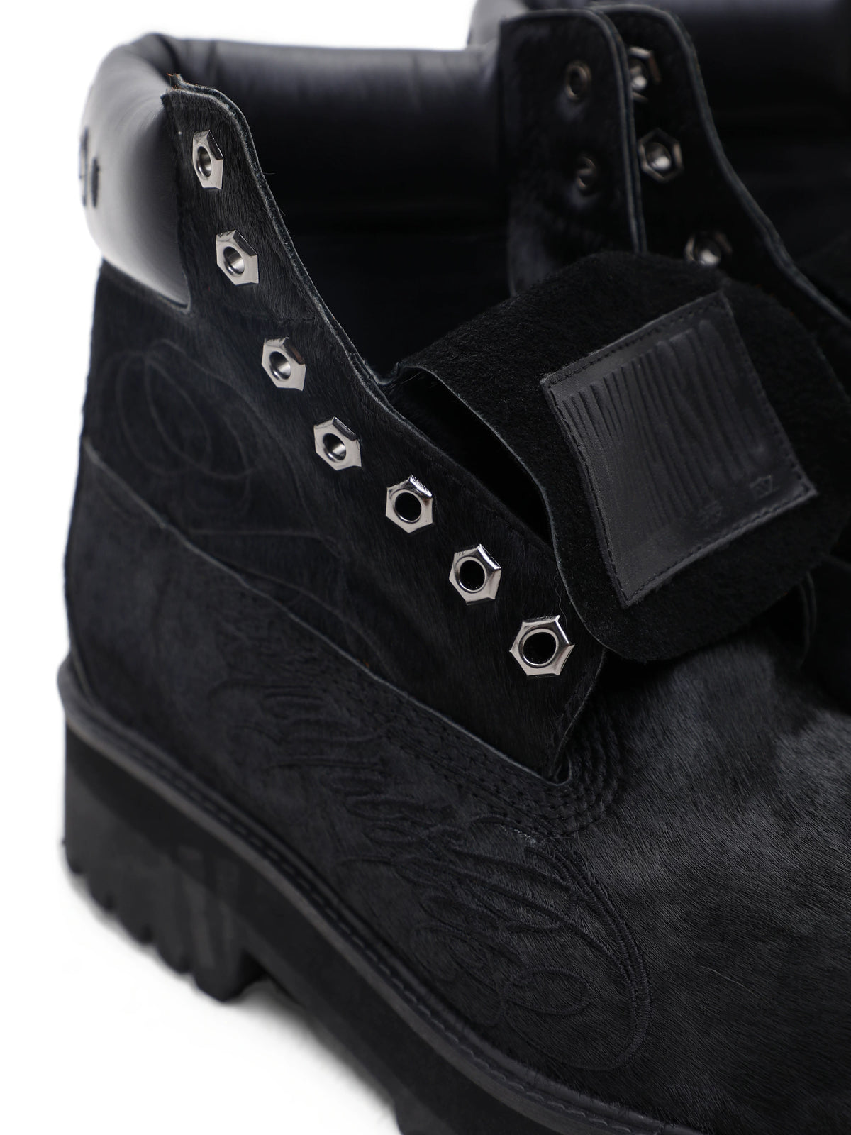 KARMANISTIC Pony-Hair Platform Boots