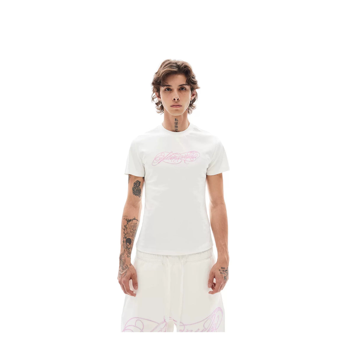 KARMANISTIC Fitted Rhinestone T-Shirt