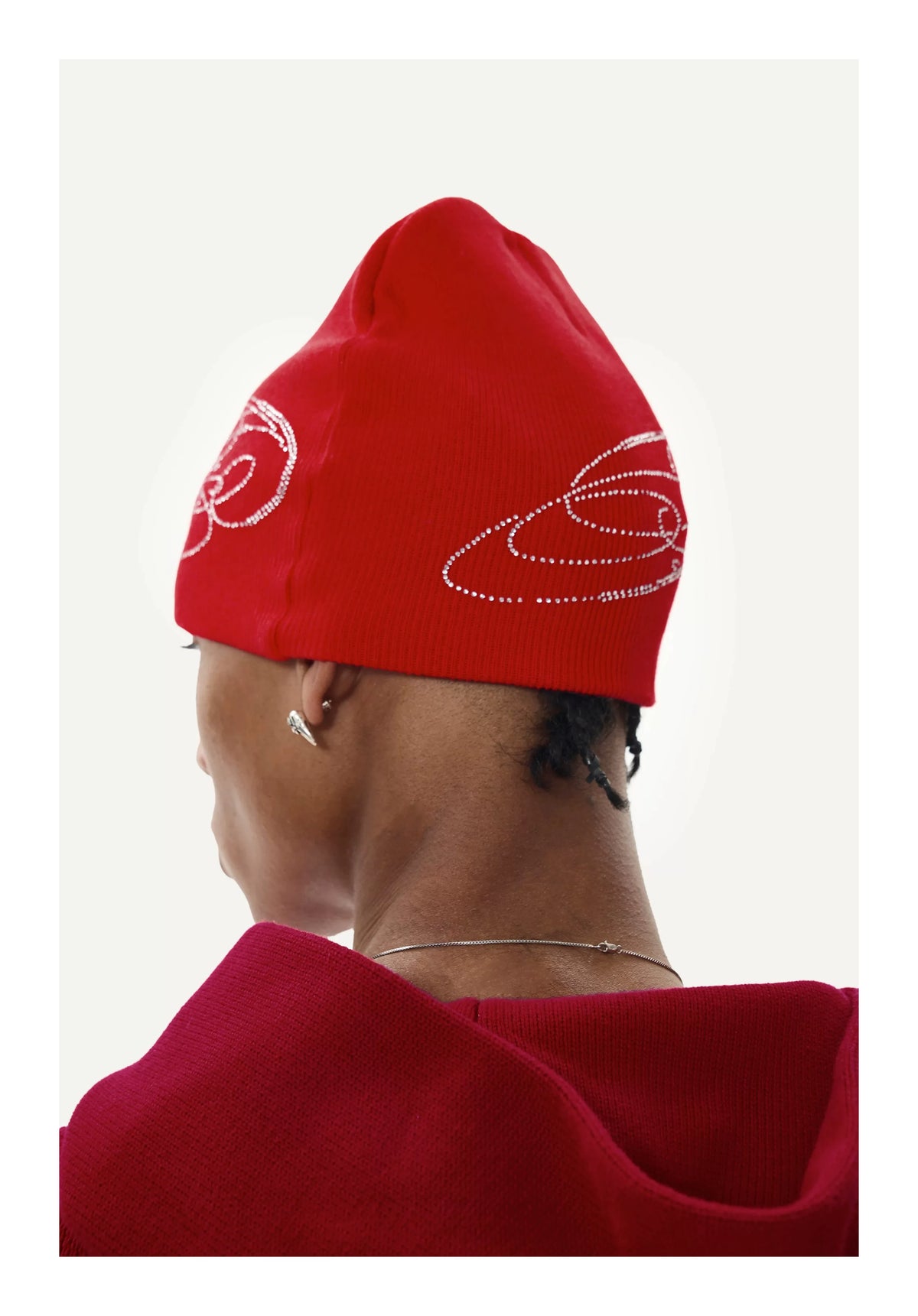 KARMANISTIC Rhinestone Knit Beanie