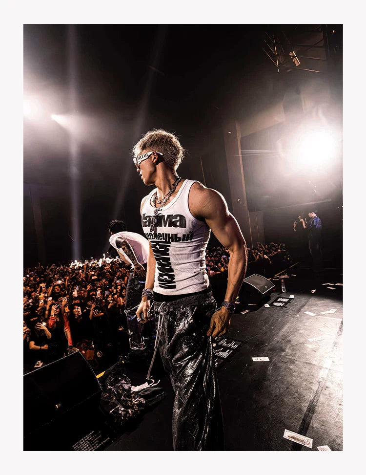 KARMANISTIC Fitted Athletic Tank Top