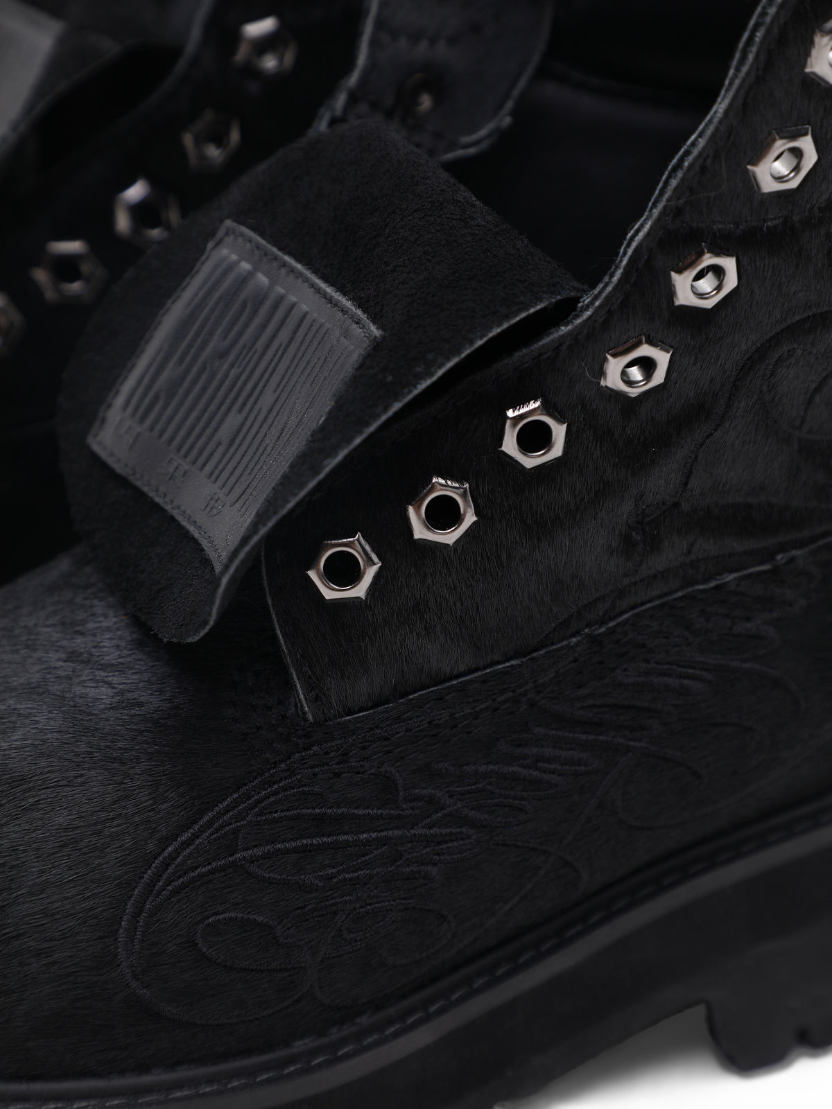 KARMANISTIC Pony-Hair Platform Boots